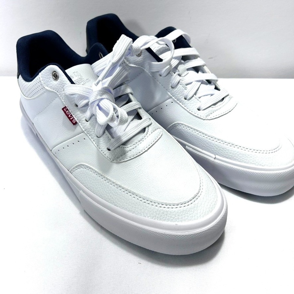 Levi's White Munro Retro‎ Low-Top Men's Sneakers White US 10.5M